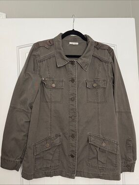 Brown/Gray Utility Jacket size XL